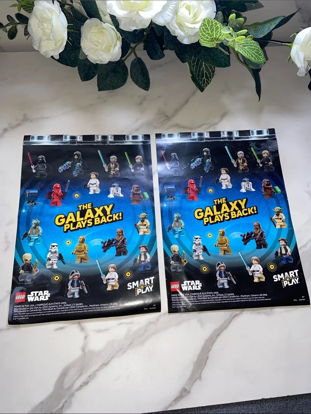 Lego Smart Play Star Wars Blue Galaxy Exclusive Limited Edition Stickers to Cus
